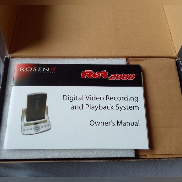 Rosen RVR 2000 Digital Video Recording and Playback System 20 GB Docking Station - Picture 6 of 7